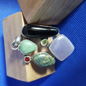 Multi-Gemstone Pendant